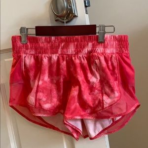 Lululemon hot pink shorts